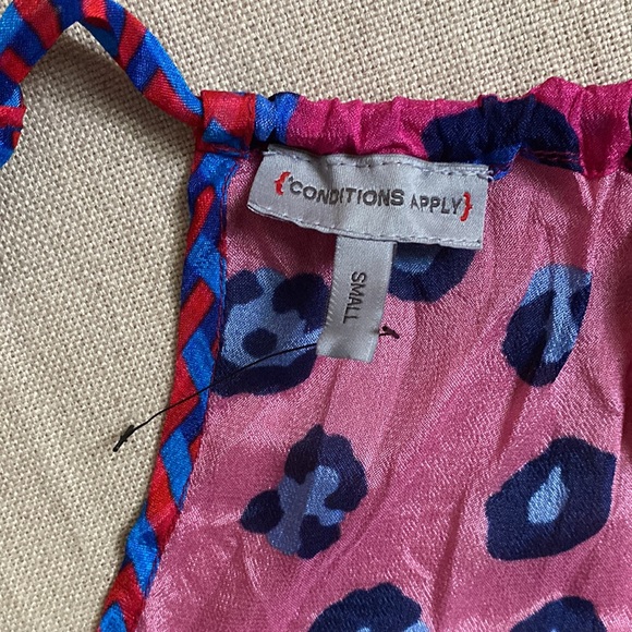 Anthropologie NWOT Size S Conditions Apply Leopard Print Tank Top - Picture 4 of 5